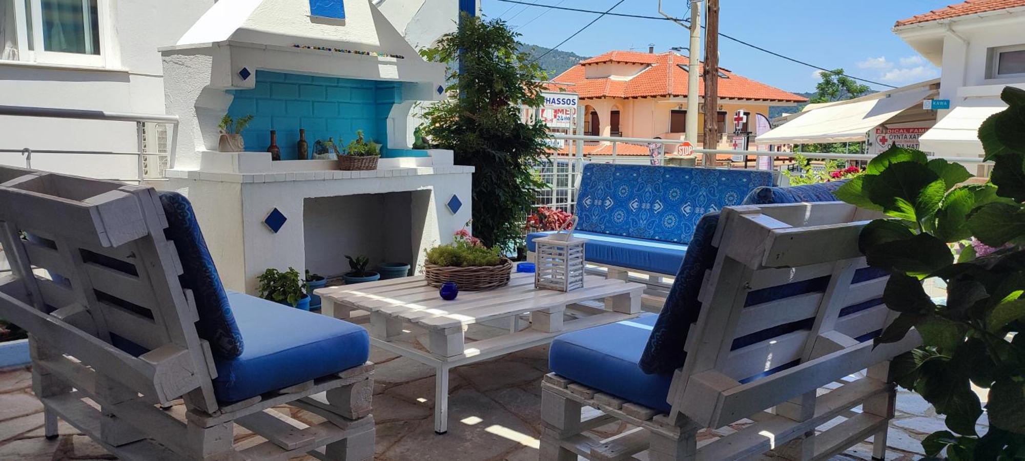 Celeste Deluxe Apartments Skala Potamia  Eksteriør billede